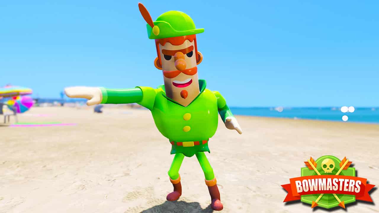 GTA 5 Mods ROBIN in Bowmasters