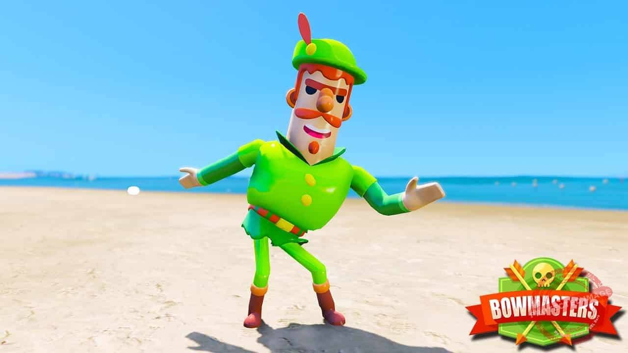 GTA 5 Mods ROBIN in Bowmasters