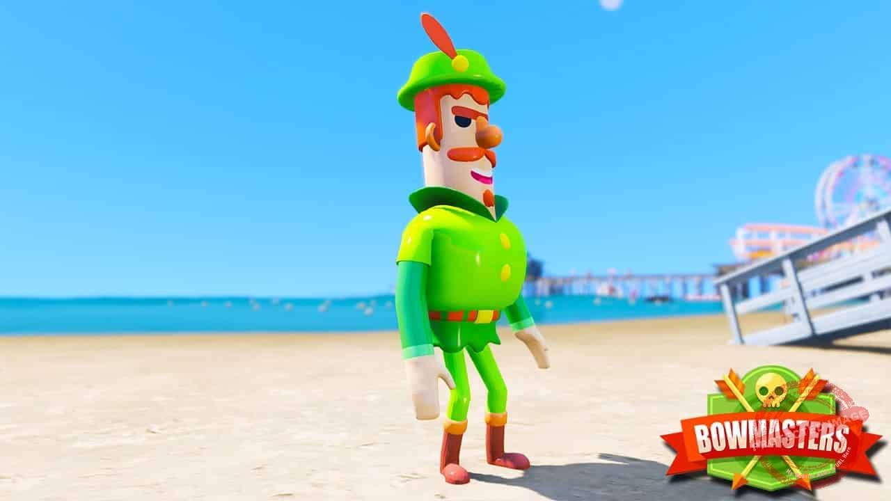 GTA 5 Mods ROBIN in Bowmasters