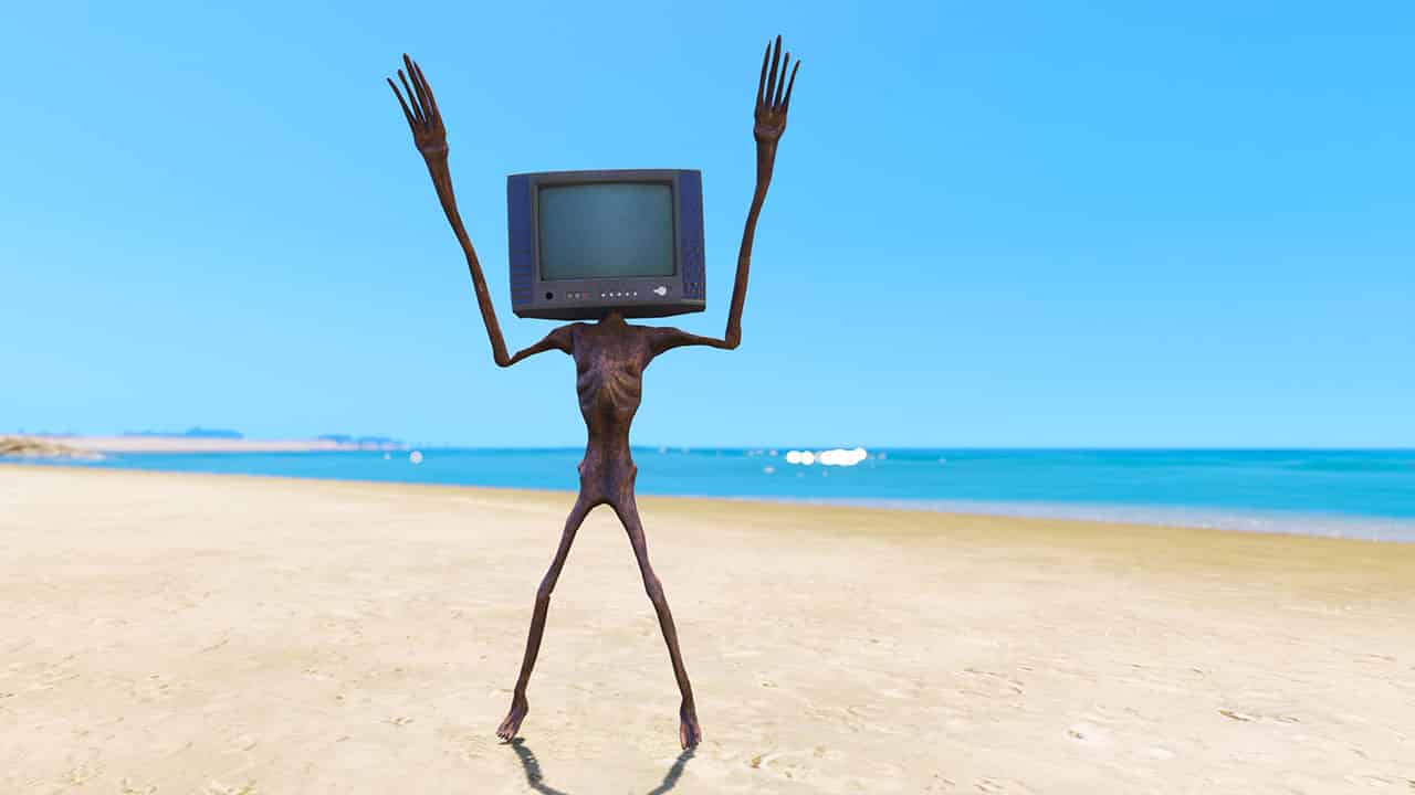 GTA 5 Mods Siren TV Head