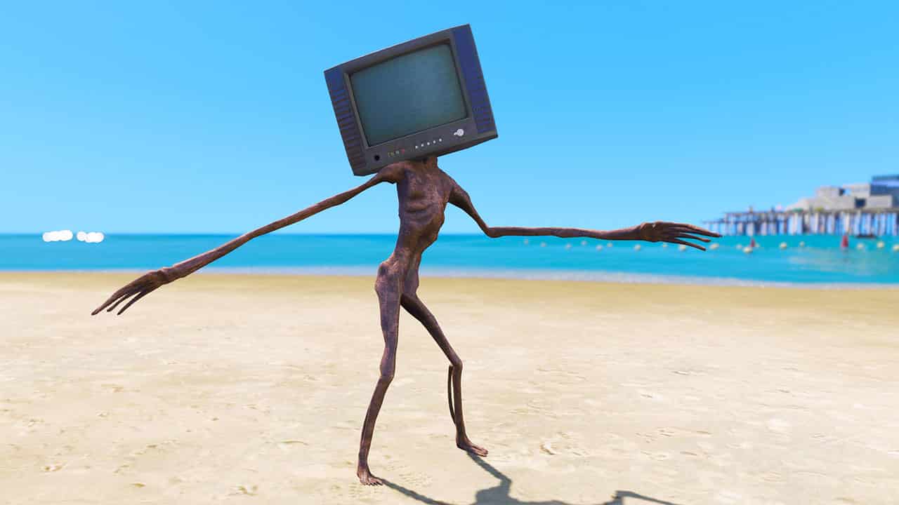 GTA 5 Mods Siren TV Head