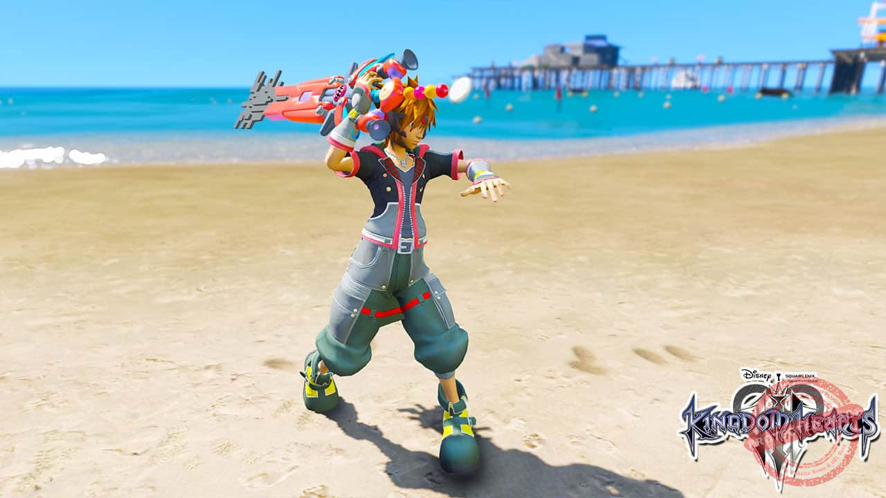 GTA 5 Mods SORA in Kingdom Hearts