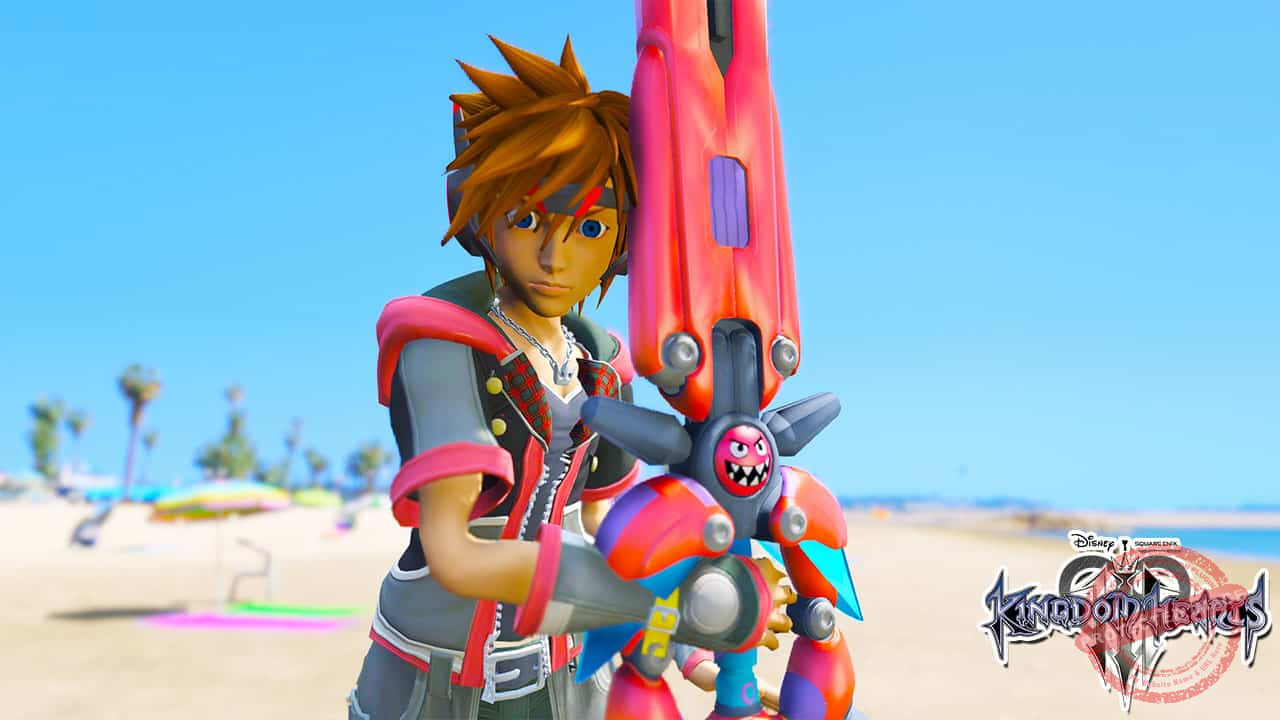GTA 5 Mods SORA in Kingdom Hearts