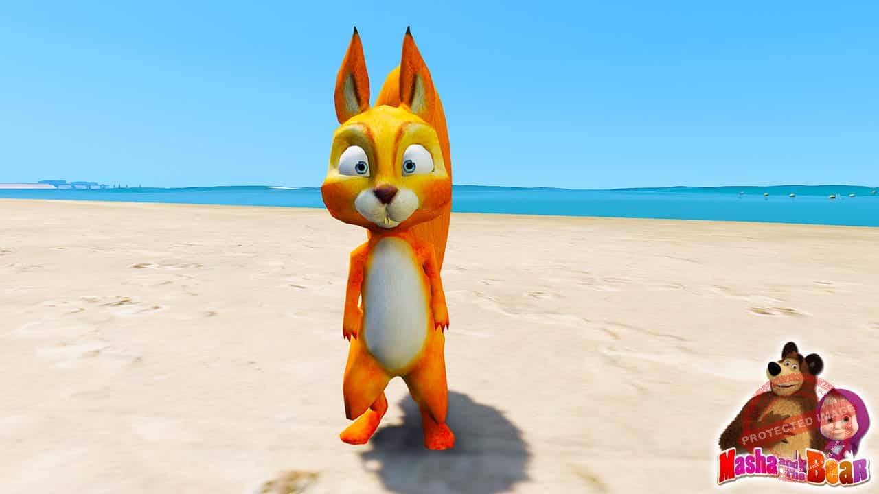 GTA 5 Mods Squirrell in Masha and the Bear