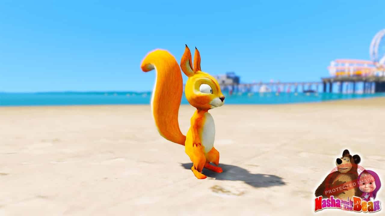 GTA 5 Mods Squirrell in Masha and the Bear