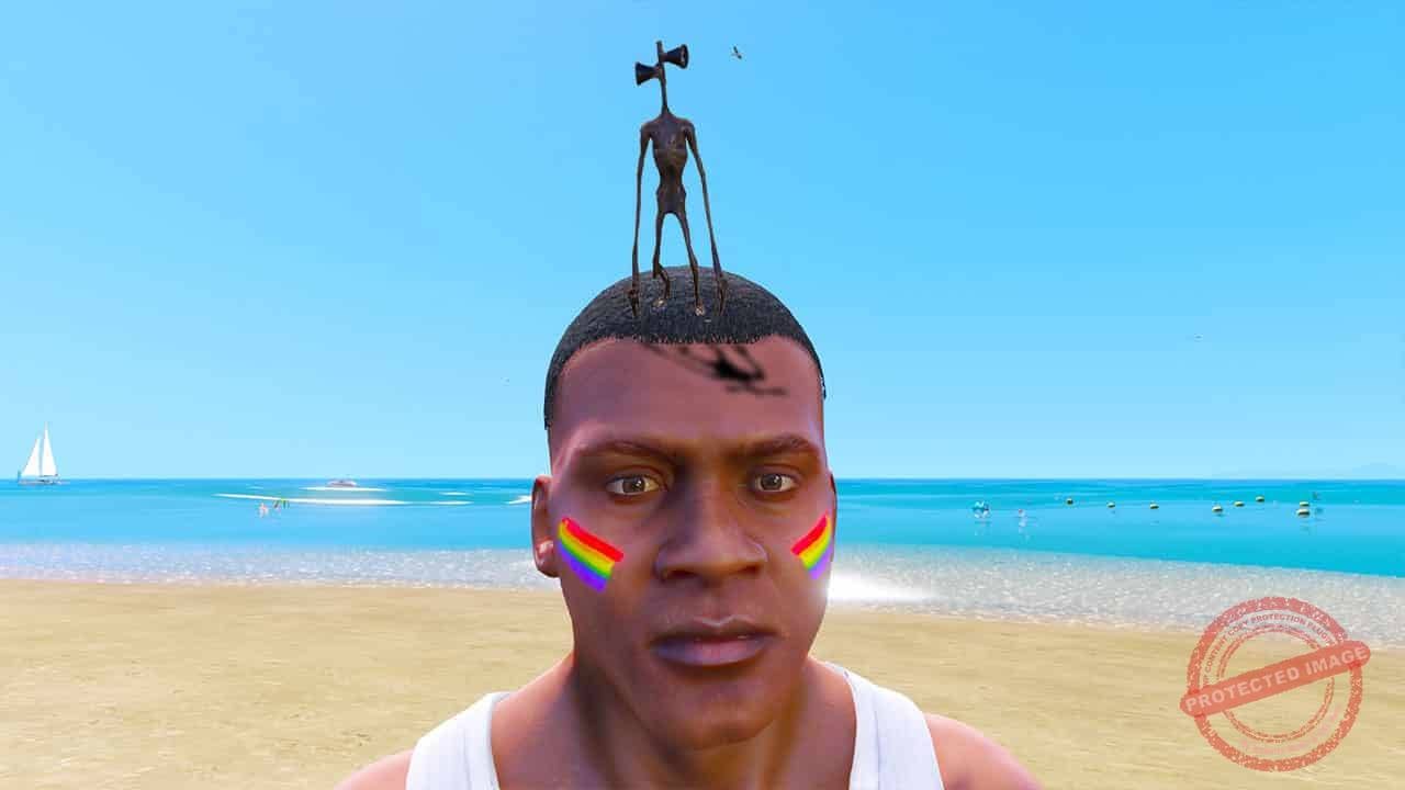 GTA 5 Mods Super Tiny Siren Head