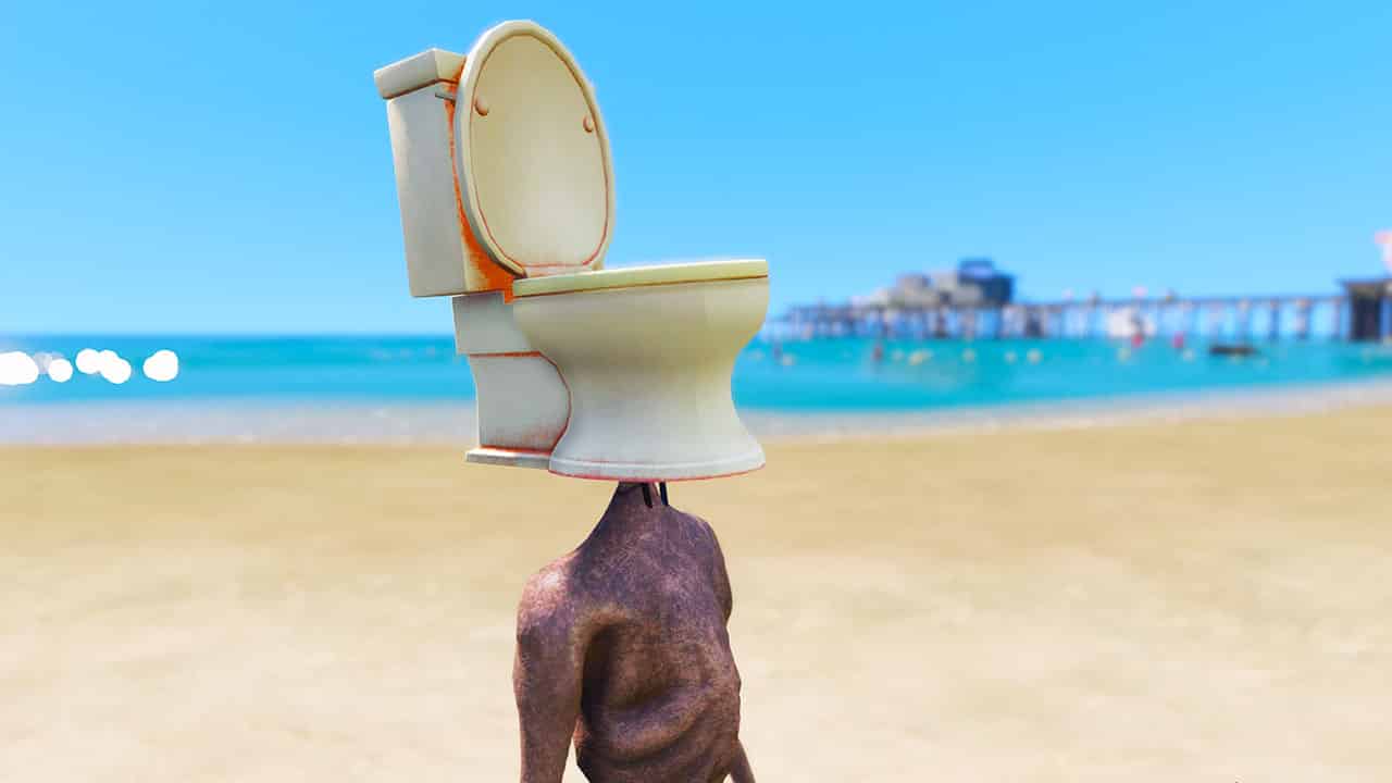 GTA 5 Mods TOILET HEAD