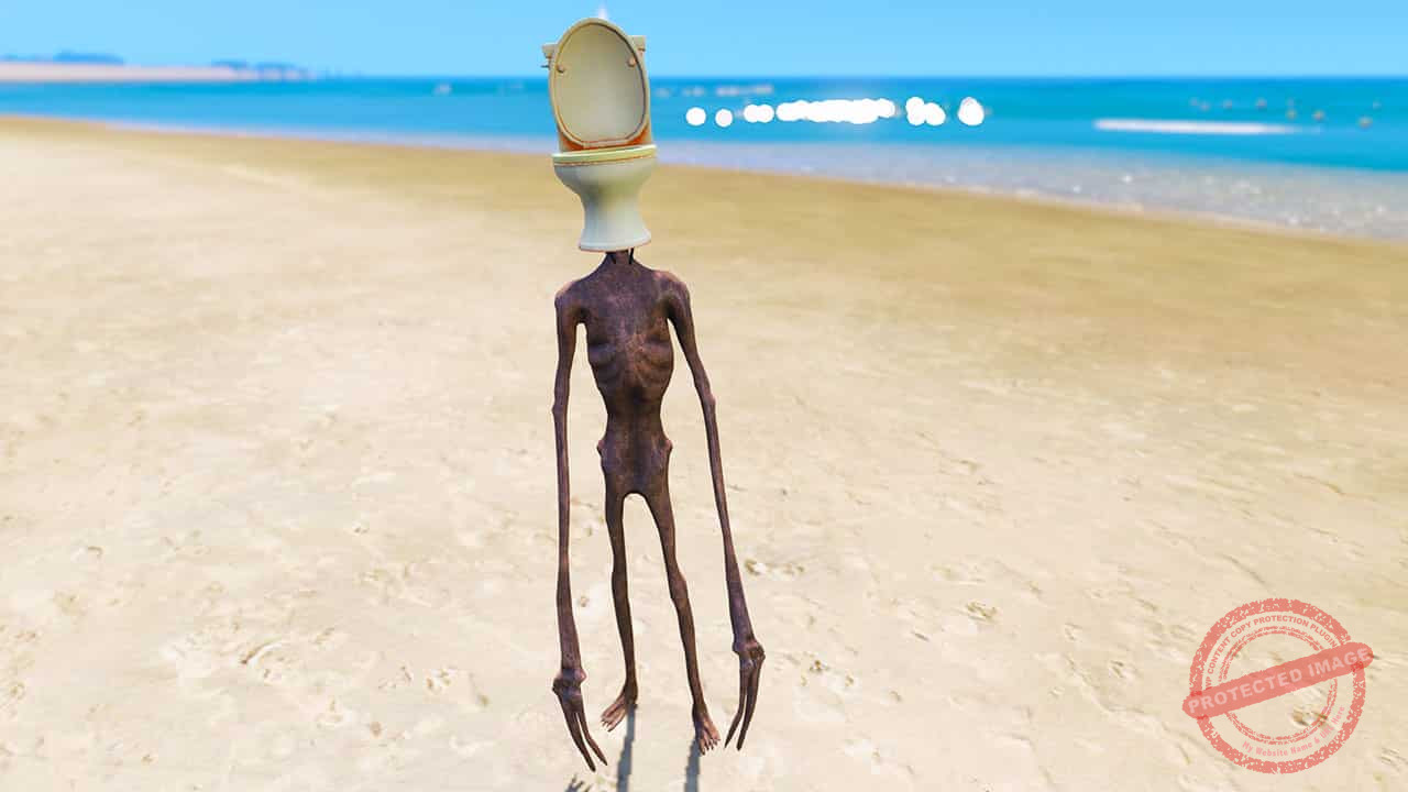 GTA 5 Mods TOILET HEAD