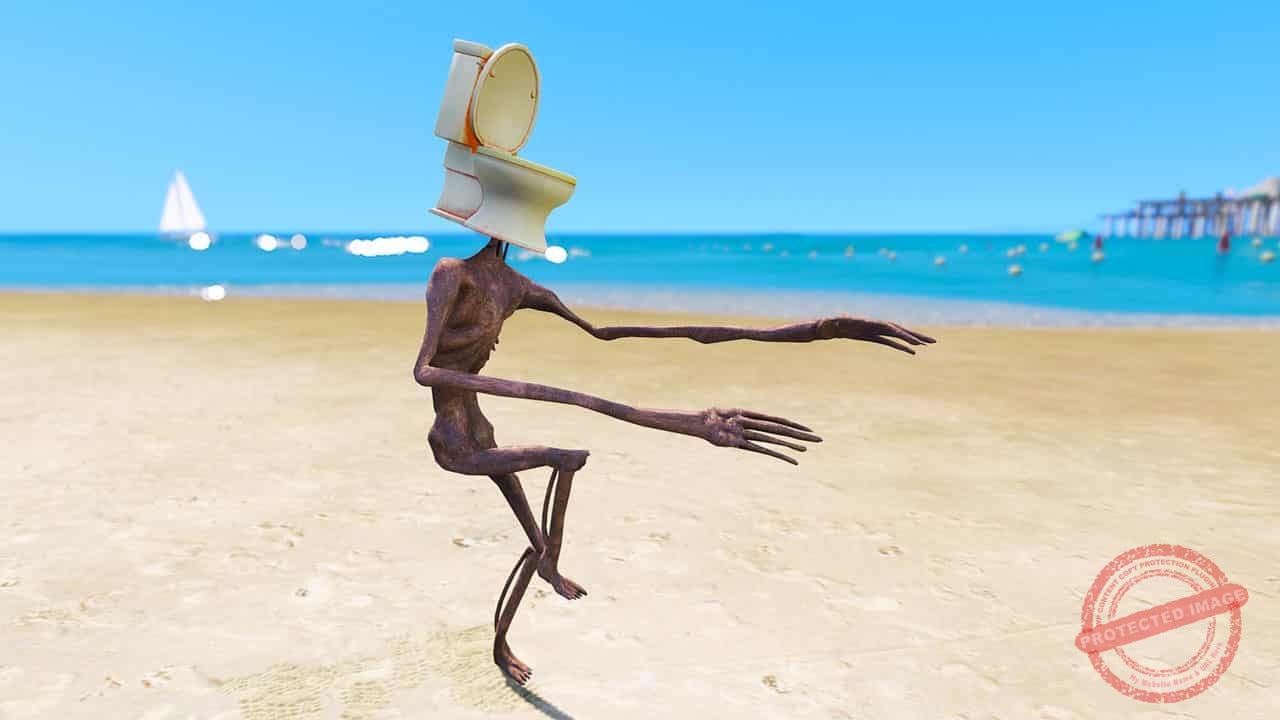 GTA 5 Mods TOILET HEAD