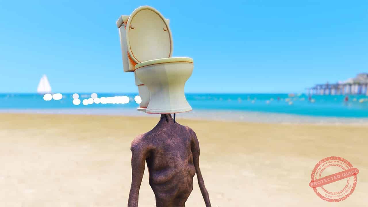 GTA 5 Mods TOILET HEAD