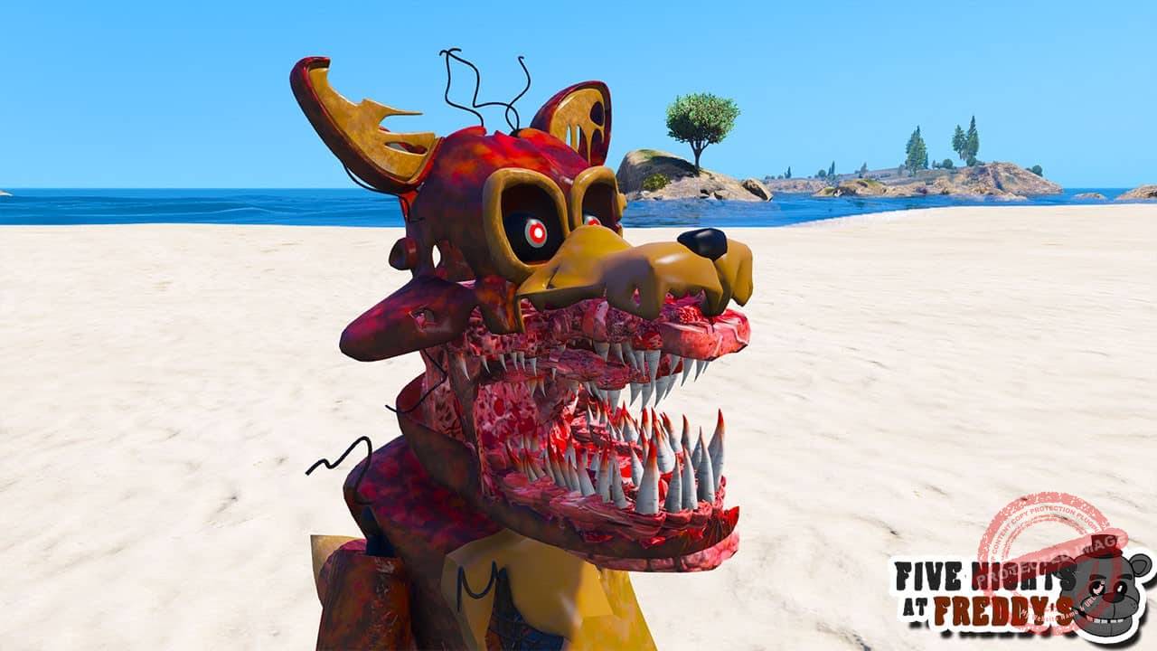 GTA 5 Mods FNAF Twisted Foxy