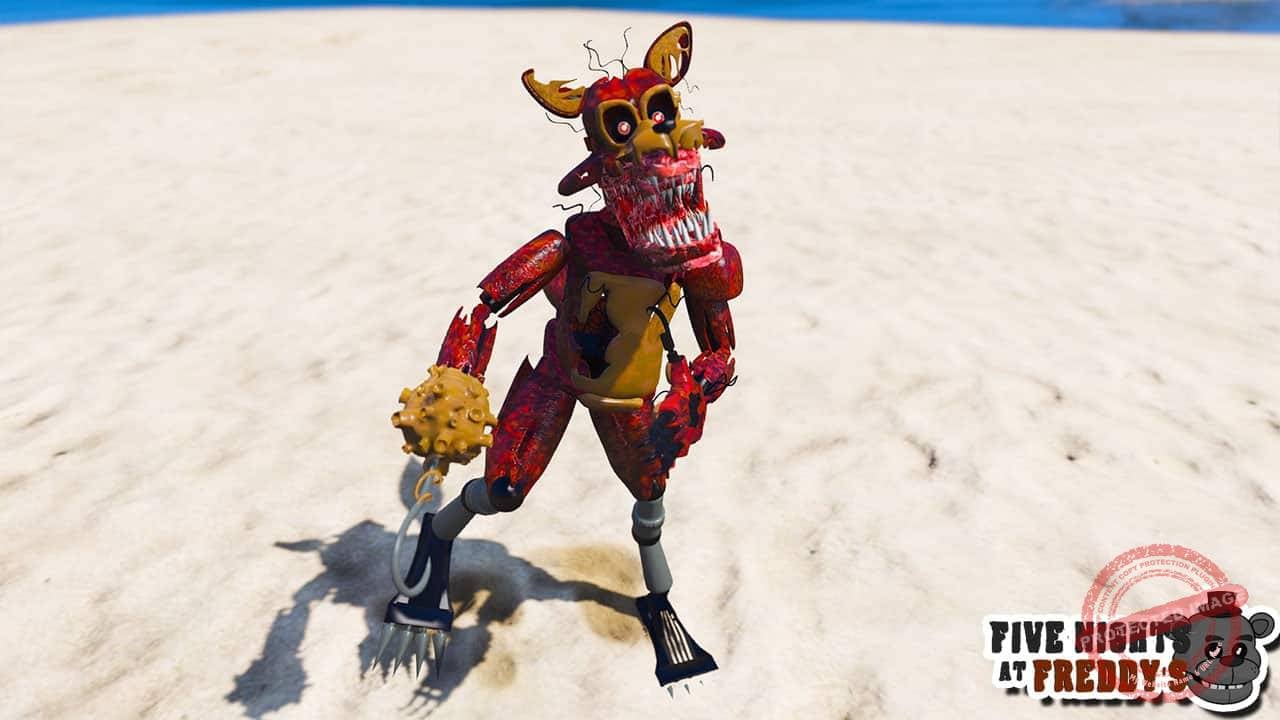 GTA 5 Mods FNAF Twisted Foxy