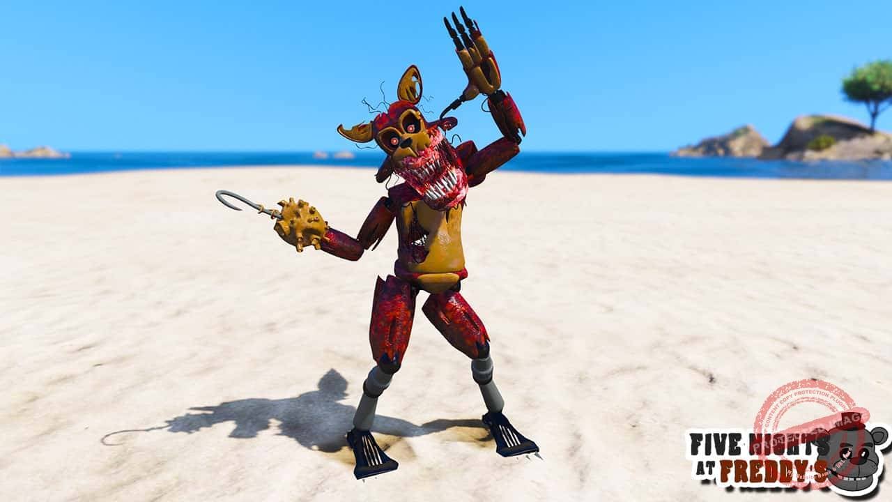 GTA 5 Mods FNAF Twisted Foxy