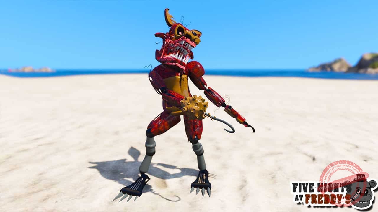 GTA 5 Mods FNAF Twisted Foxy