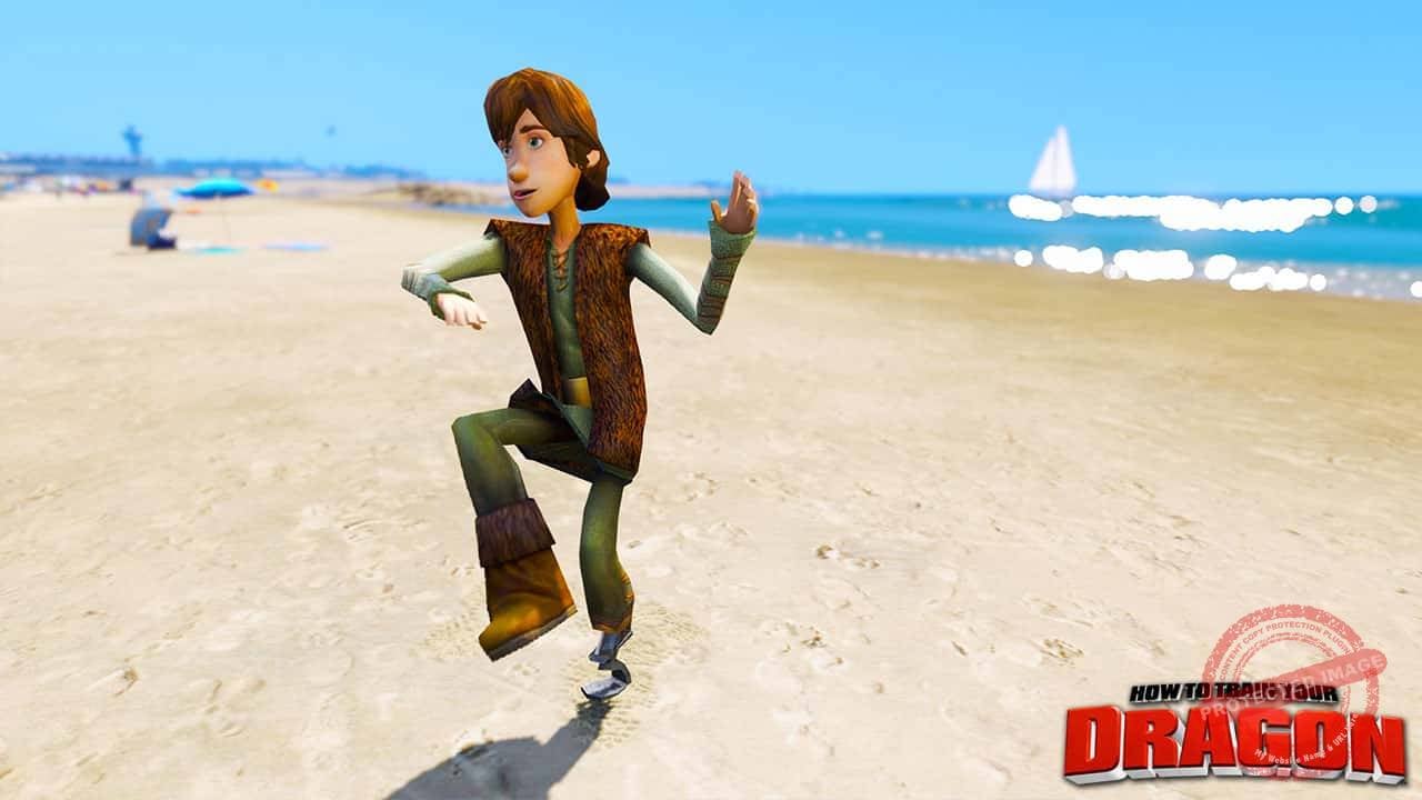 GTA 5 Mods Young Hiccup in How To Train Your Dragon