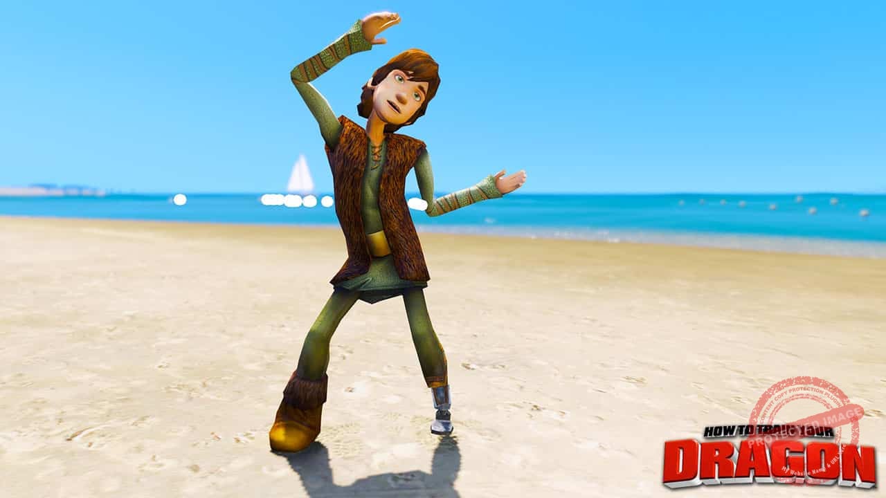 GTA 5 Mods Young Hiccup in How To Train Your Dragon
