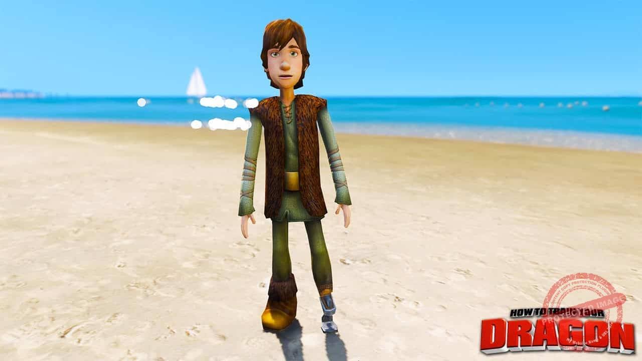 GTA 5 Mods Young Hiccup in How To Train Your Dragon
