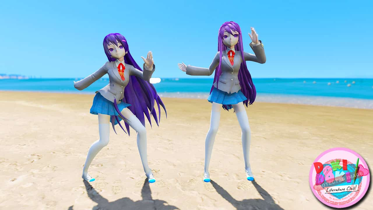 GTA 5 Mods Yuri in Doki Doki Literature Club
