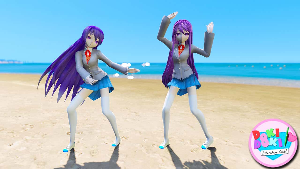 GTA 5 Mods Yuri in Doki Doki Literature Club