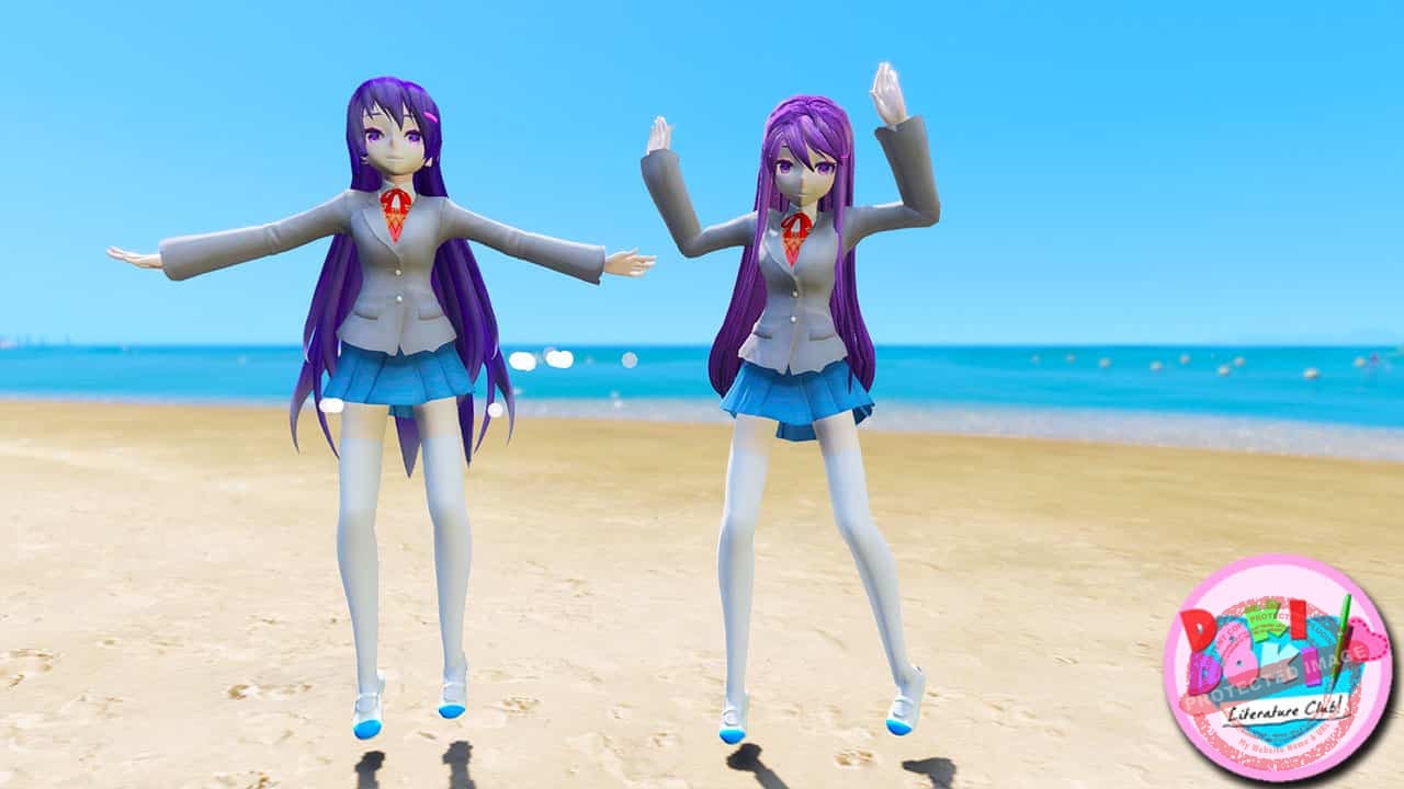 GTA 5 Mods Yuri in Doki Doki Literature Club