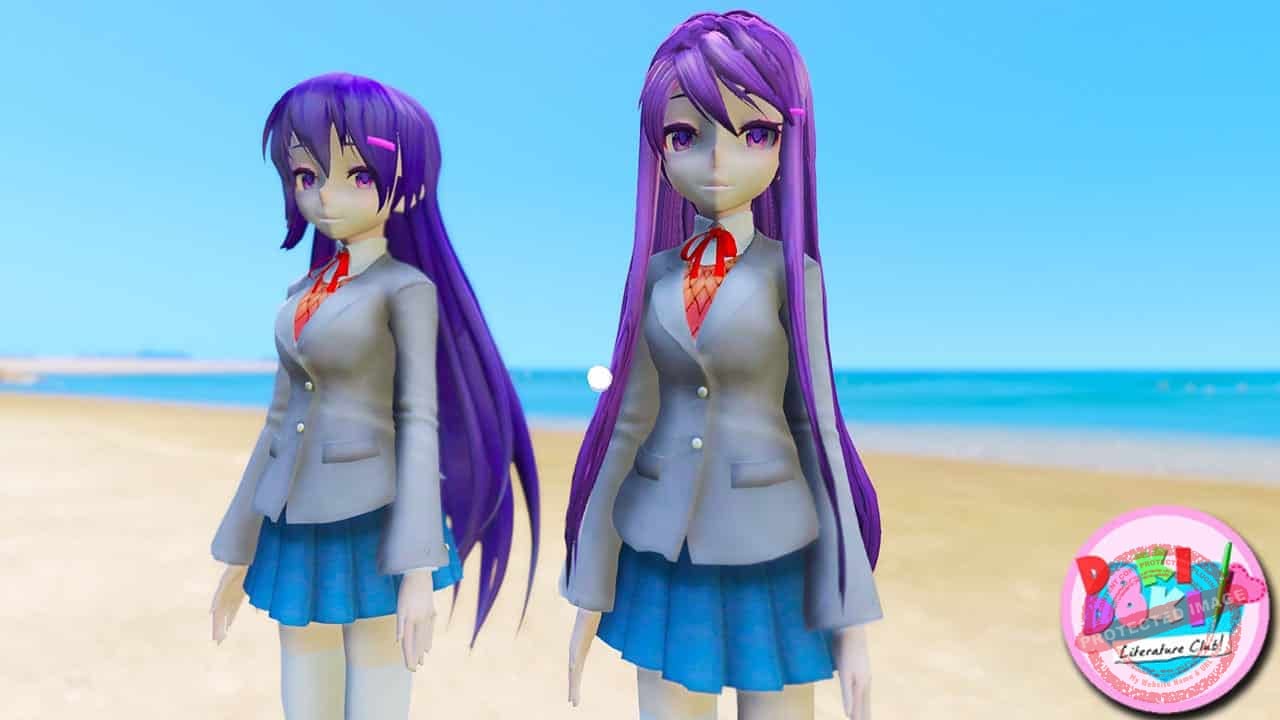 GTA 5 Mods Yuri in Doki Doki Literature Club