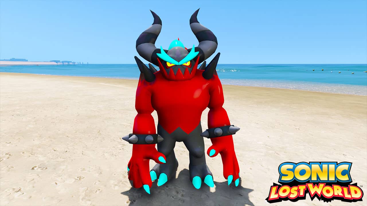 GTA 5 Mods ZAVOK in Sonic Lost World