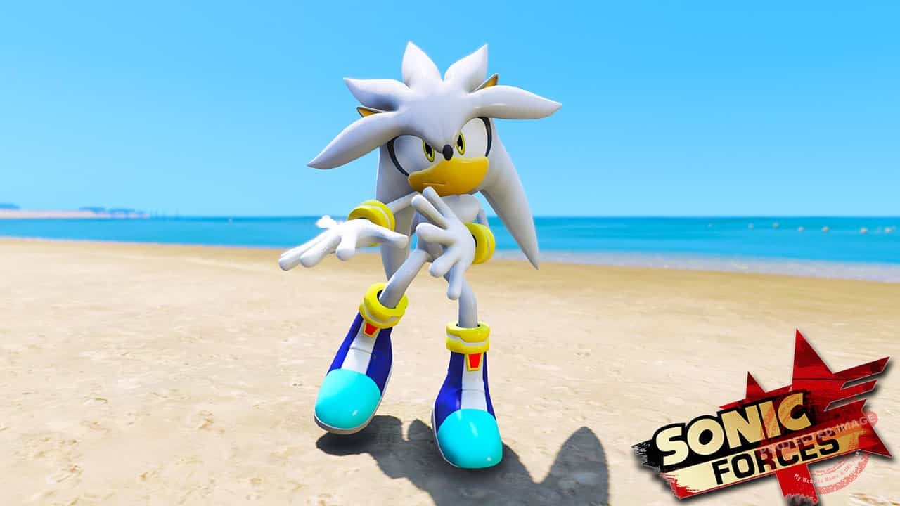 GTA 5 Mods Sonic Forces Silver the Hedgehog