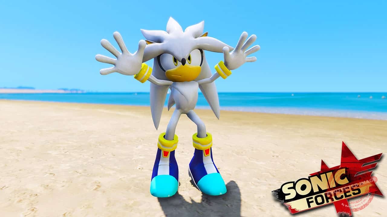 GTA 5 Mods Sonic Forces Silver the Hedgehog