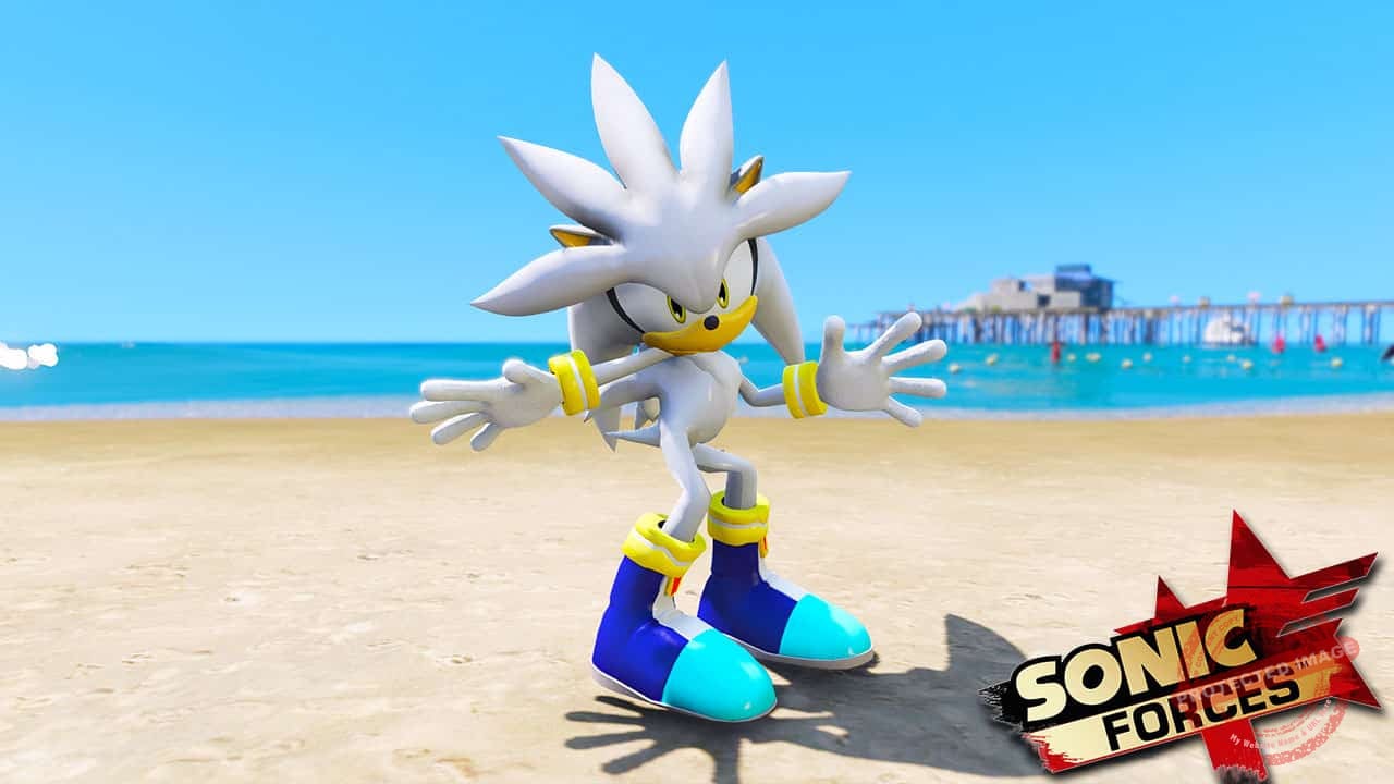 GTA 5 Mods Sonic Forces Silver the Hedgehog