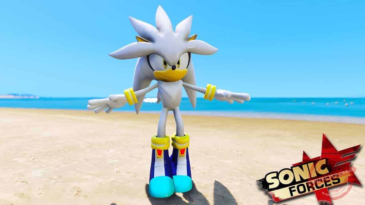 GTA 5 Mods Sonic Forces Silver the Hedgehog