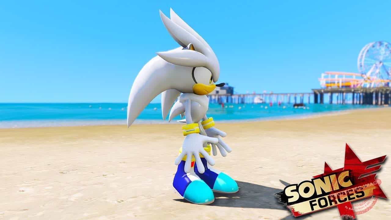 GTA 5 Mods Sonic Forces Silver the Hedgehog