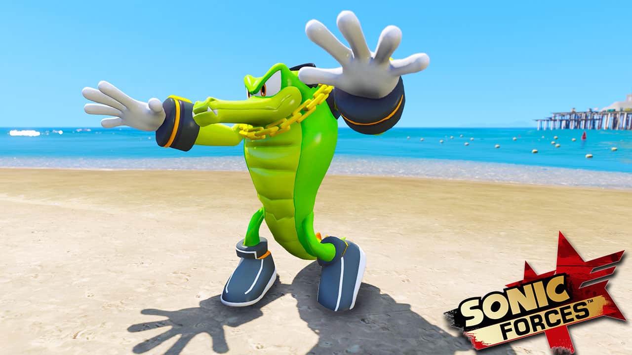 GTA 5 Mods Sonic Forces Vector the Crocodile
