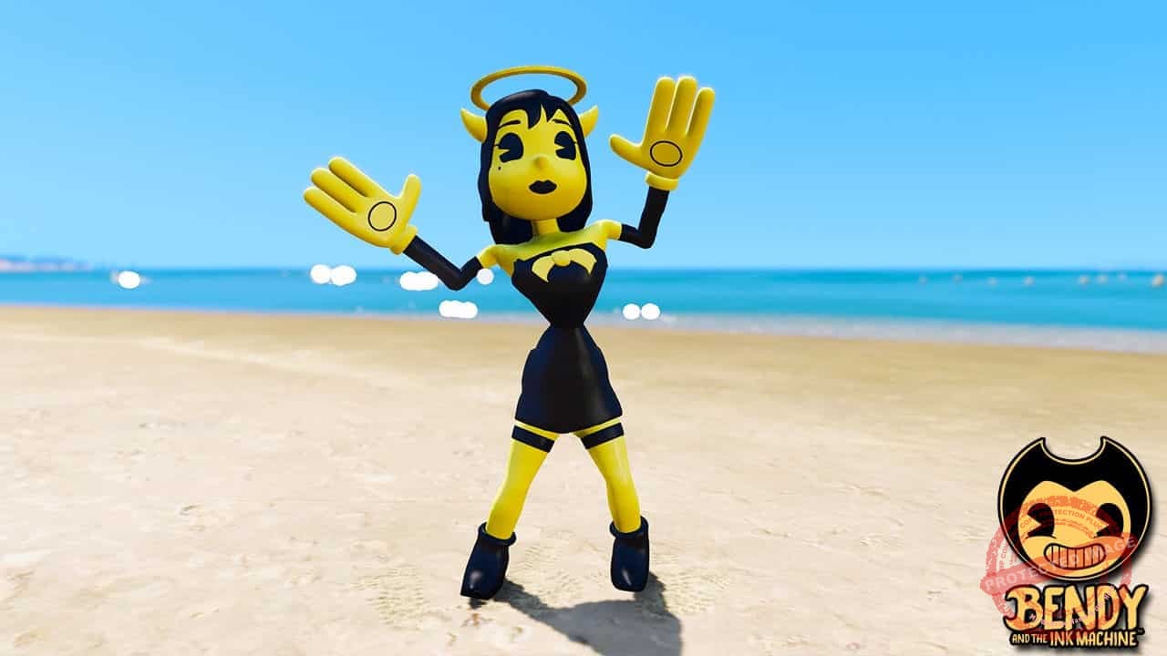 GTA 5 Mods Alice Angel Bendy and the Ink machine