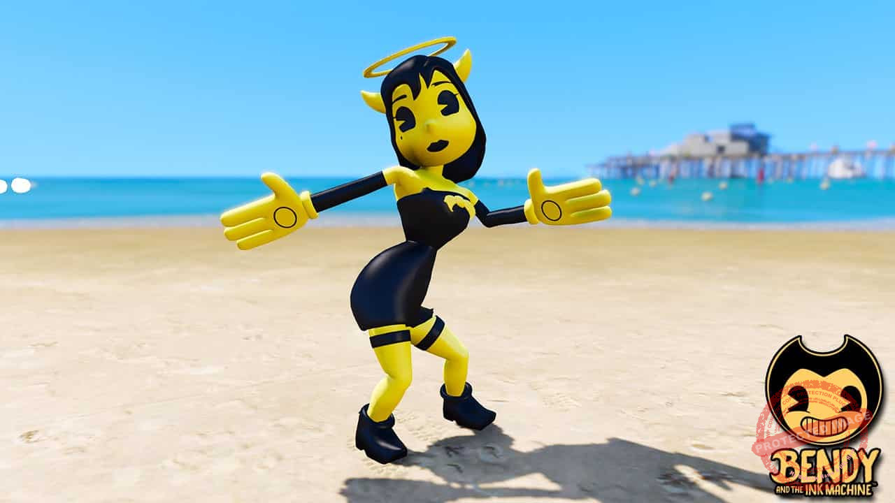 GTA 5 Mods Alice Angel Bendy and the Ink machine