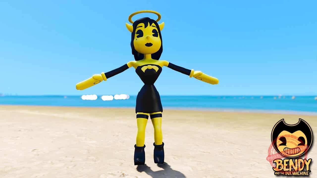 GTA 5 Mods Alice Angel Bendy and the Ink machine