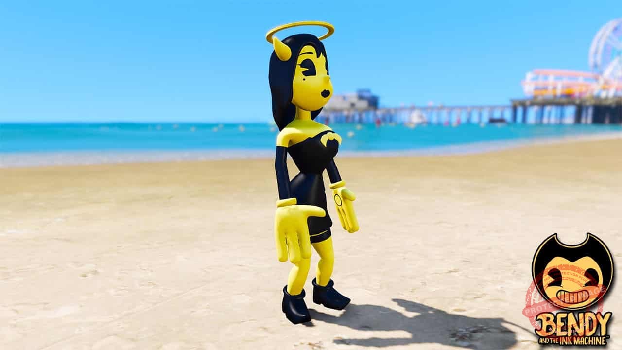 GTA 5 Mods Alice Angel Bendy and the Ink machine