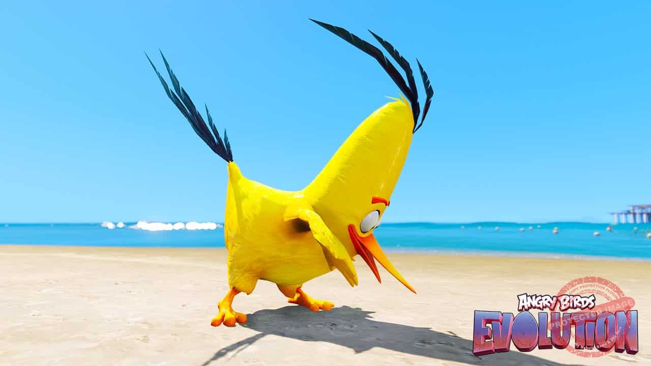 GTA 5 Mods Angry Bird Evolution Chuck