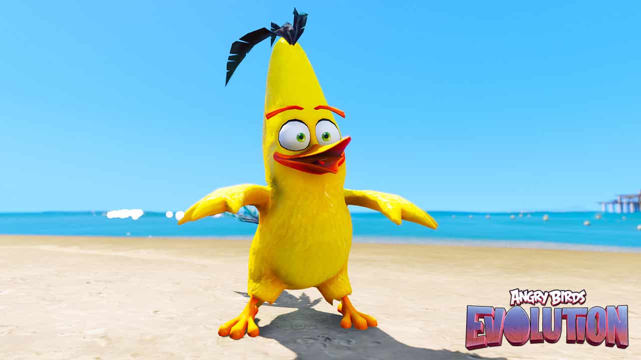 GTA 5 Mods Angry Bird Evolution Chuck