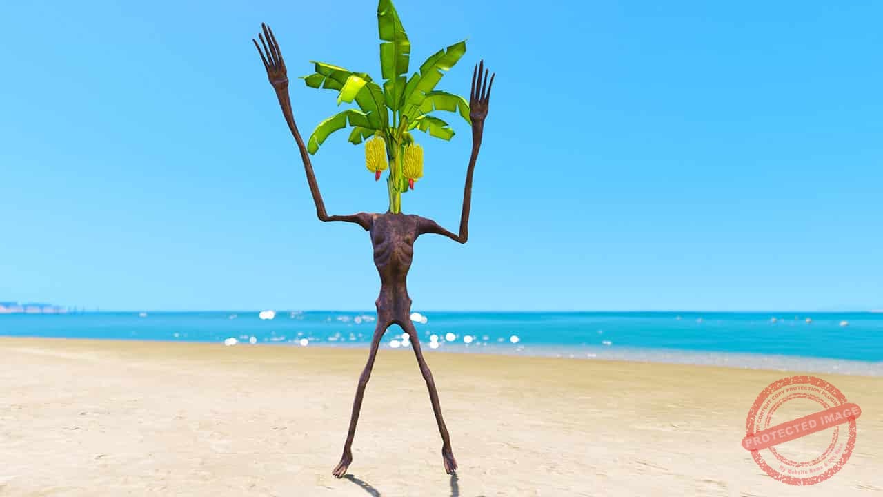 GTA 5 Mods Banana Tree Siren Head