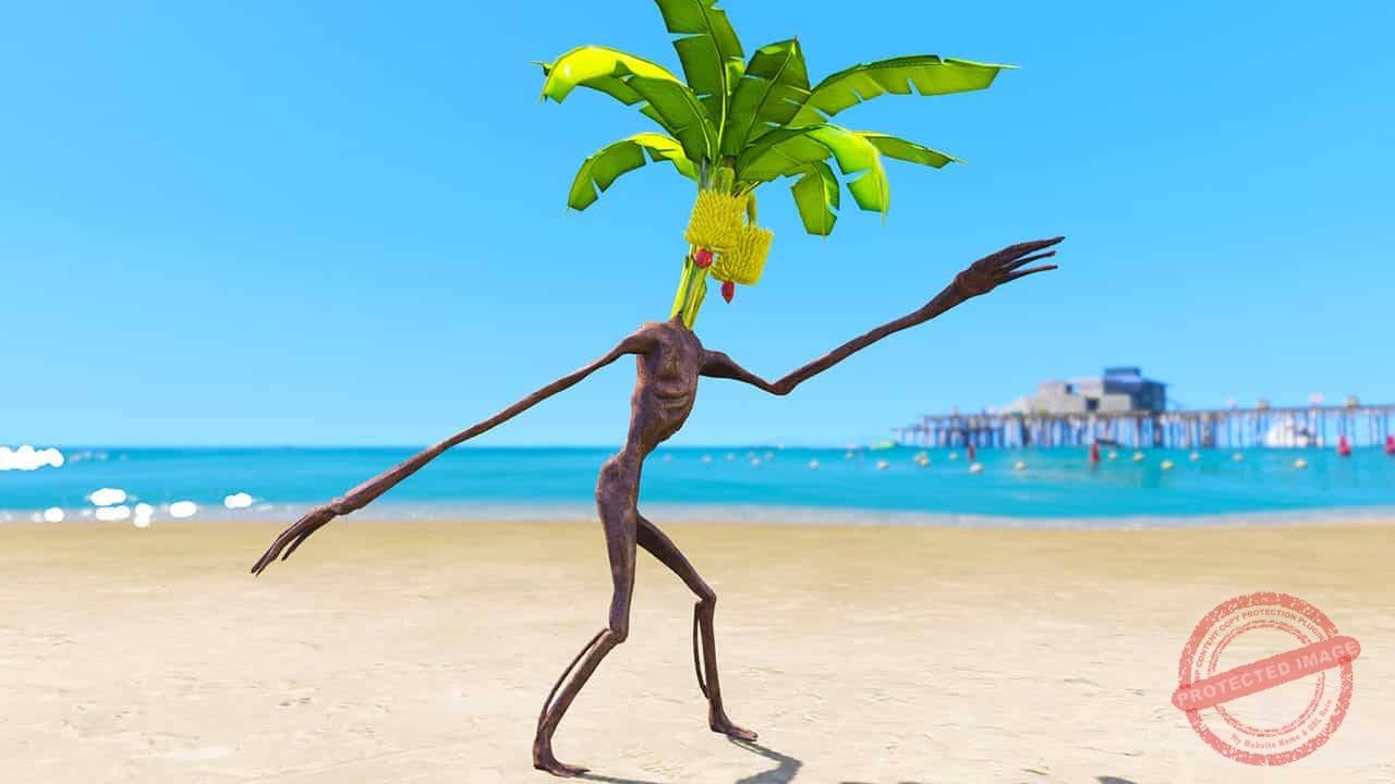 GTA 5 Mods Banana Tree Siren Head