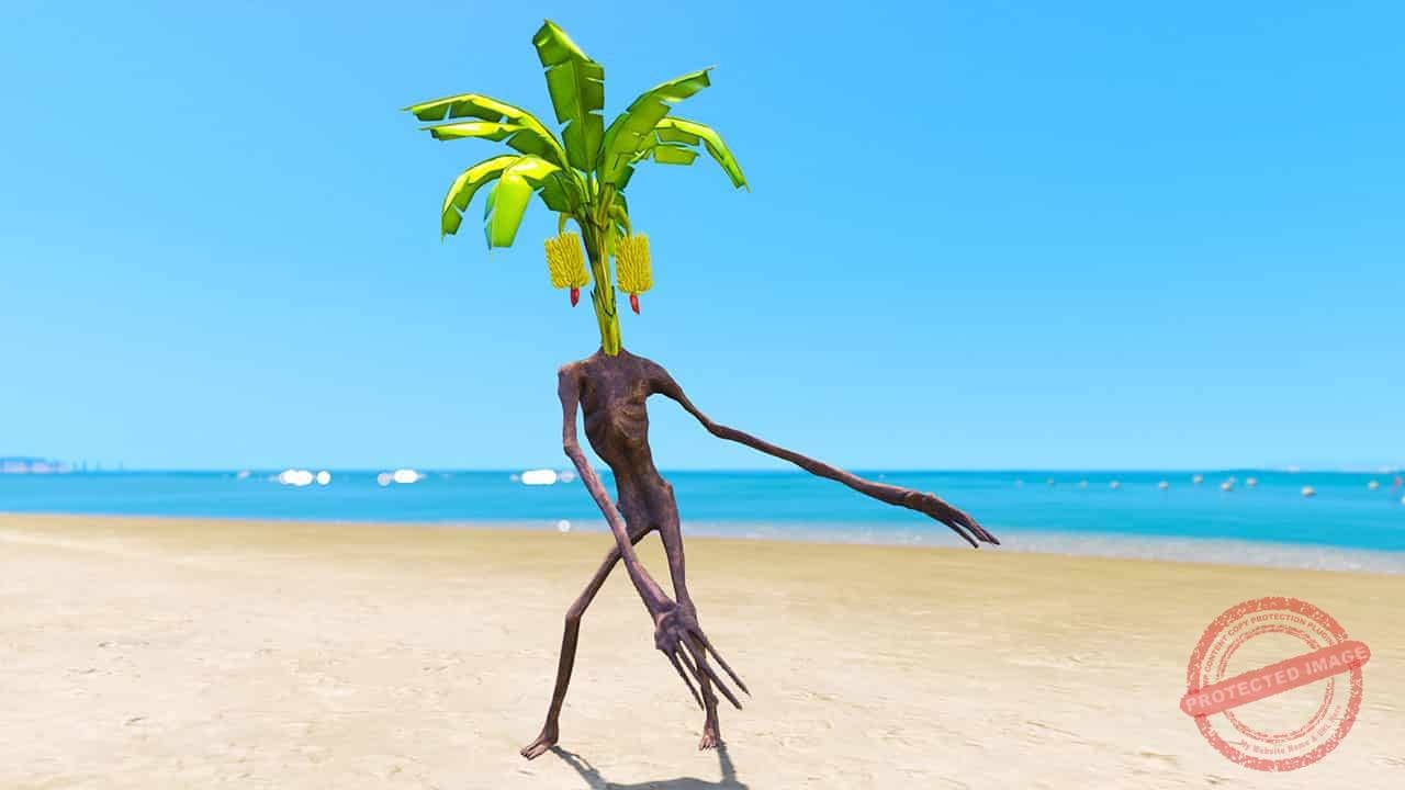 GTA 5 Mods Banana Tree Siren Head