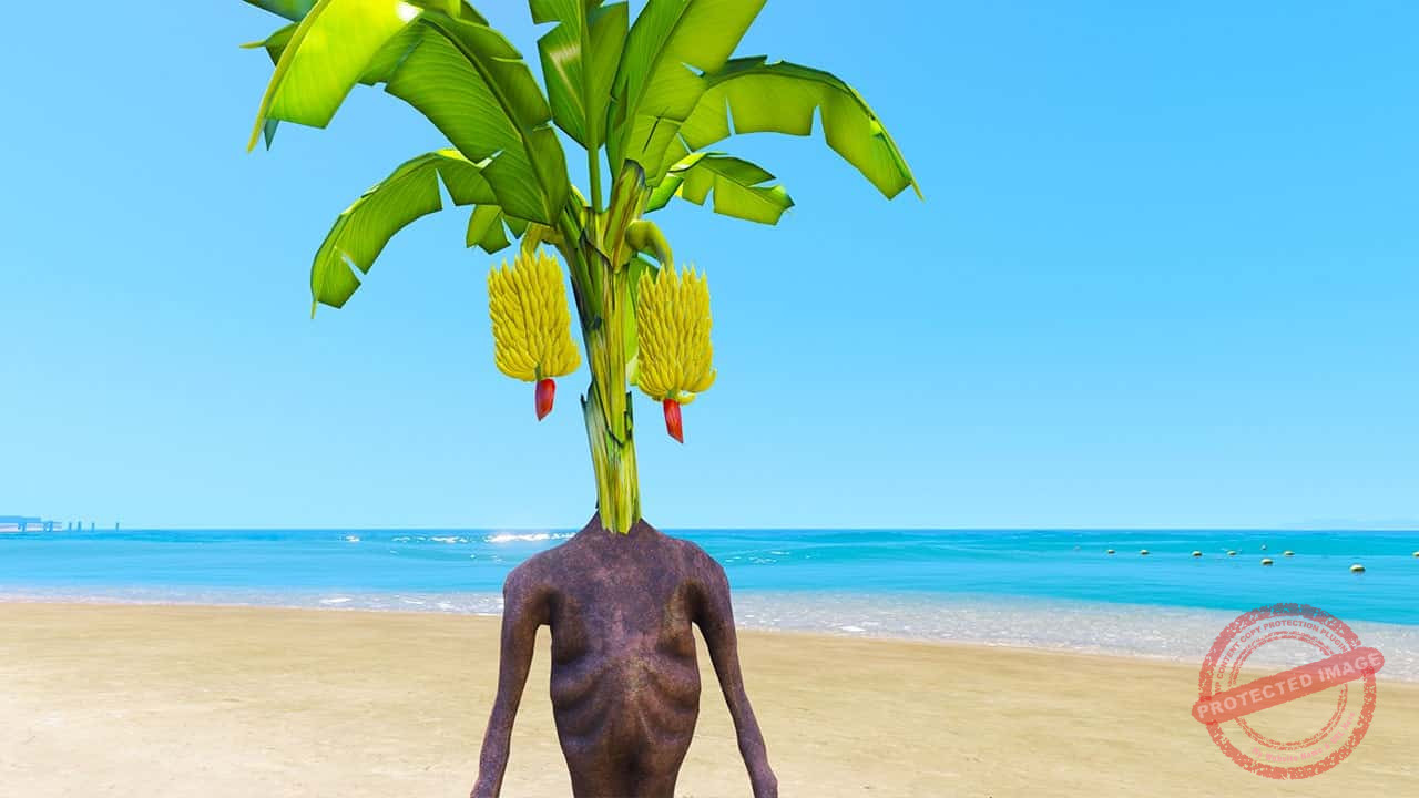 GTA 5 Mods Banana Tree Siren Head