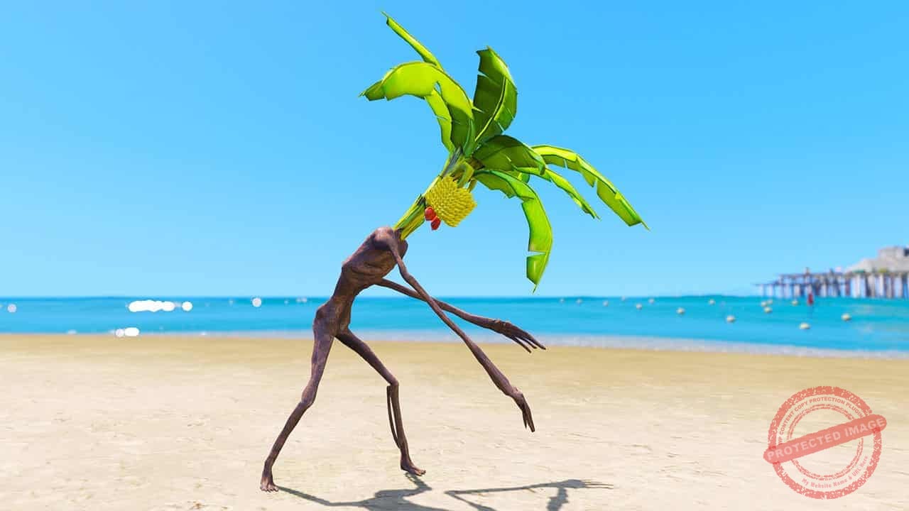 GTA 5 Mods Banana Tree Siren Head