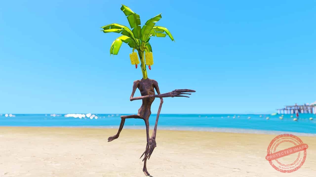 GTA 5 Mods Banana Tree Siren Head