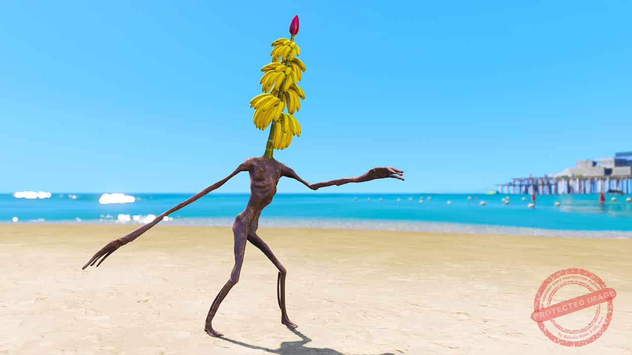GTA 5 Mods Banana Siren Head