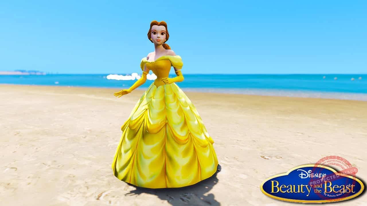 GTA 5 Mods Belle in Beauty and the Beast
