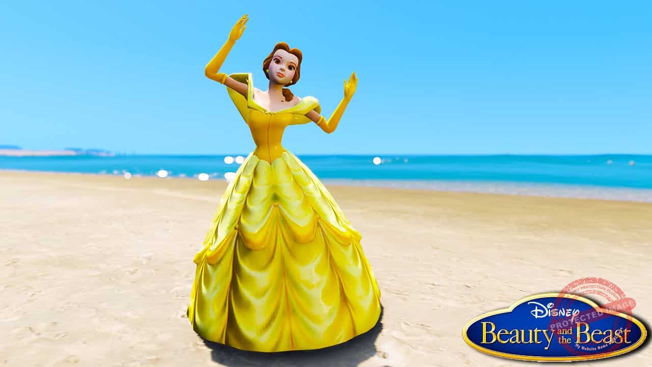 GTA 5 Mods Belle in Beauty and the Beast