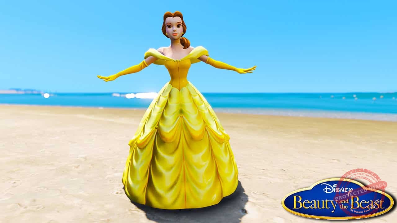 GTA 5 Mods Belle in Beauty and the Beast