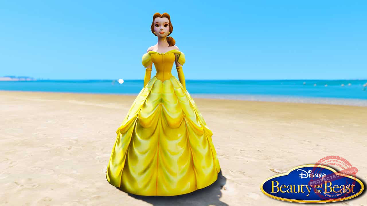 GTA 5 Mods Belle in Beauty and the Beast