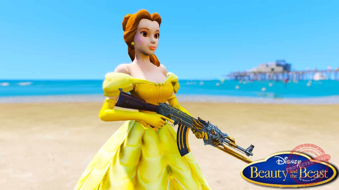 GTA 5 Mods Belle in Beauty and the Beast